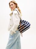 Multi Stripe Logo Adjustable Bucket Bag  Women