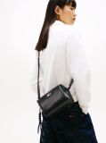 Black Logo Boxy Crossbody Camera Bag  Women