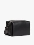 Black Logo Boxy Crossbody Camera Bag  Women