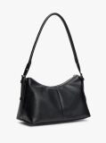 Black Metal Logo Shoulder Bag  Women