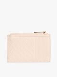 Beige Hilfiger Icon Debossed Credit Card Holder  Women