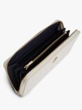 Beige Hilfiger Icon Debossed Zip-Around Wallet  Women