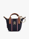 Blue Tote Bag Keyring Pouch Charm  Women