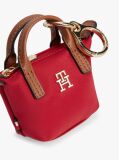 Red Tote Bag Keyring Pouch Charm  Women