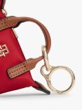 Red Tote Bag Keyring Pouch Charm  Women