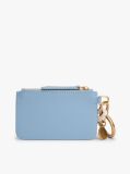 Blue Multi Charm Leather Keyring Purse  Women
