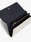Beige Hilfiger Icon Embossed Flap Wallet  Women