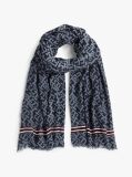 Blue TH Monogram Lightweight Scarf  Women