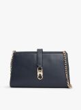 Blue TH Monogram Chain Strap Crossover Bag  Women