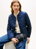 Blue Signature Shoulder Camera Bag  Women