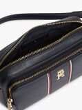 Blue Signature Shoulder Camera Bag  Women