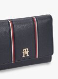 Blue Hilfiger Icon Signature Trifold Wallet  Women