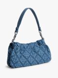 Denim Quilted Denim TH Monogram Shoulder Bag  Women