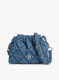 Denim Quilted Denim TH Monogram Crossbody Bag  Women