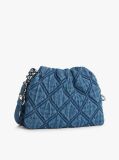Denim Quilted Denim TH Monogram Crossbody Bag  Women