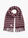 Multi Wool Blend Logo Fringe Scarf  Women