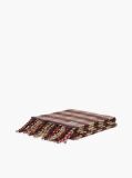 Multi Wool Blend Logo Fringe Scarf  Women