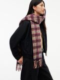 Multi Wool Blend Logo Fringe Scarf  Women