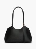 Black Modern Textured Tote Bag  Women
