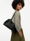 Black Modern Textured Tote Bag  Women