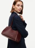 Red Modern Textured Tote Bag  Women