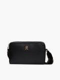 Black Repeat Logo Strap Crossbody Camera Bag  Women