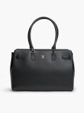 Black TH Monogram Plaque Tote Bag  Women