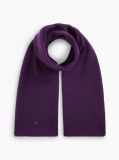Purple Hilfiger Flag Knit Scarf With Wool  Women