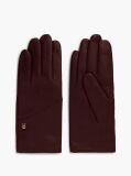 Red Chic TH Monogram Leather Gloves  Women
