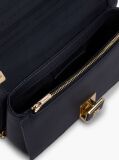 Blue Global Stripe Chain Crossbody Bag  Women