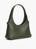 Green TH Monogram Plaque Crossbody Hobo Bag  Women