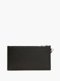 Black Hilfiger Icon Debossed Wrist Pouch  Women