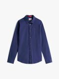 Black Stretch Slim Fit Shirt  Men