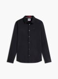 Black Stretch Slim Fit Shirt  Men