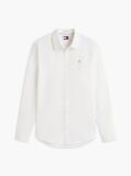 White Stretch Slim Fit Shirt  Men