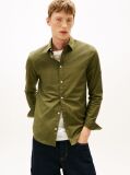 Green Stretch Slim Fit Shirt  Men
