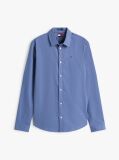 Blue Stretch Slim Fit Shirt  Men