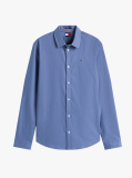 Blue Stretch Slim Fit Shirt  Men