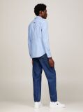 Blue Stretch Organic Cotton Slim Fit Shirt  Men