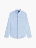 Blue Stretch Organic Cotton Slim Fit Shirt  Men