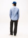 Blue Stretch Organic Cotton Slim Fit Shirt  Men