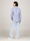 Blue Stretch Organic Cotton Slim Fit Shirt  Men