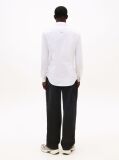White Stretch Organic Cotton Slim Fit Shirt  Men