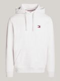Grey Badge Drawstring Hoody  Men