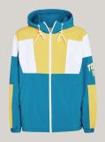 Multi Colour-Blocked Padded Hooded Windbreaker  Men