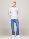 Grey Signature Logo Drawstring Hoody  Men