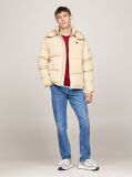 Beige Water Repellent Down-Filled Alaska Puffer Jacket  Men