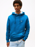 Blue Tommy Badge Drawstring Hoody  Men