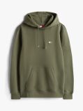 Green Tommy Badge Drawstring Hoody  Men