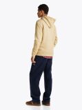 Khaki Tommy Badge Drawstring Hoody  Men
